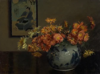 Chrysanthemen, eine japanische Anordnung